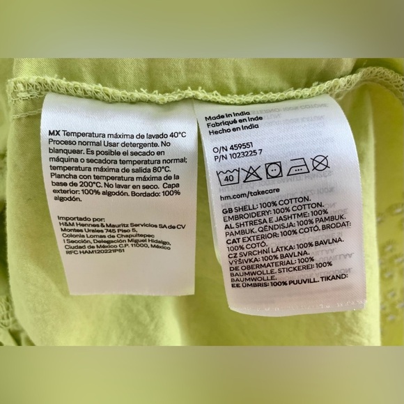 Tiered Light  Green Sundress - Picture 4 of 4